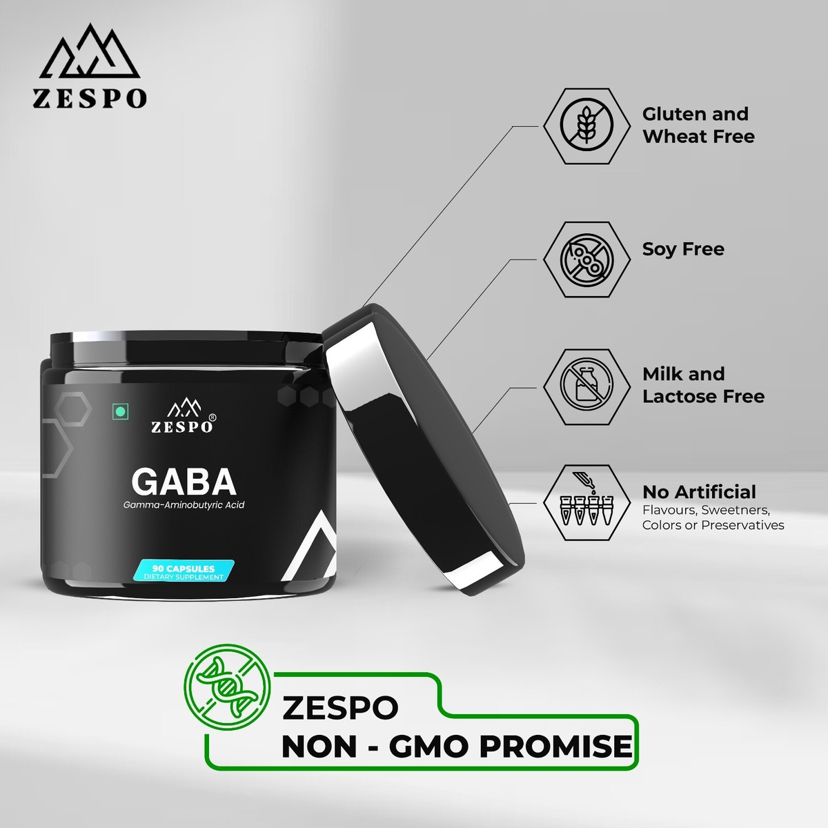 Gaba Supports Immune Function 100% vegan 1100 Mg90 Capsule Gaba Supports Immune Function 100% vegan 1100 Mg90 Capsule