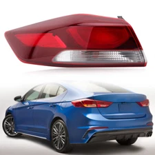 Tail Light Assembly Left Driver Outer Brake w/bulb For Hyundai Elantra 2017-2018