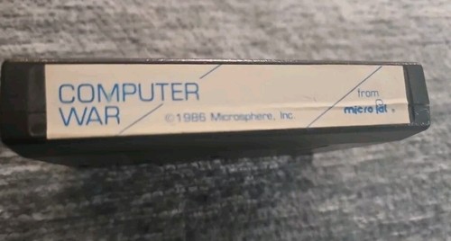Texas Instruments TI-99/4a Game Cartridge - Computer War by Microsphere ...