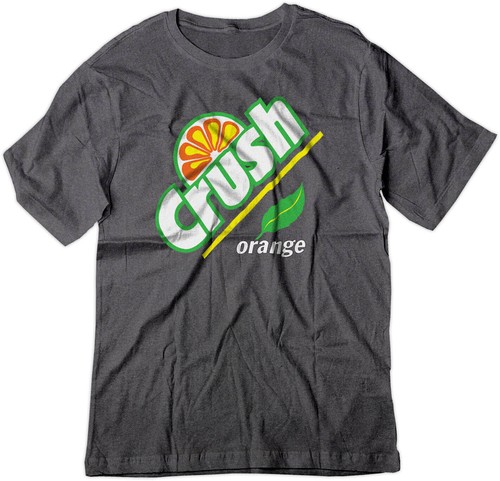 BSW Youth Orange Crush Carbonated Soda Beverage Vintage Shirt - Picture 8 of 18