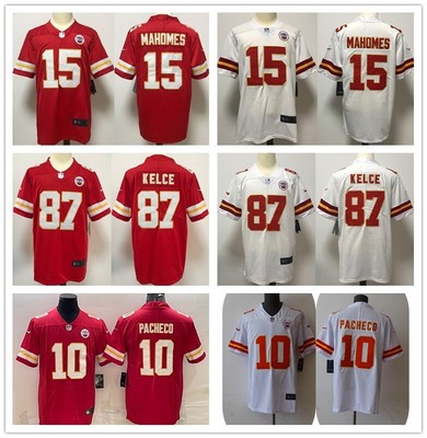 Herren NFL Kansas City Chiefs #15#87#10 Mahomes American Fussball Trikots Genäht