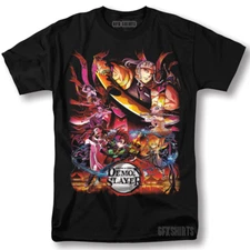 Demon Slayer Hashira Anime Manga Tanjiro Nezuko Inosuke Kimetsu no Yaiba T-Shirt