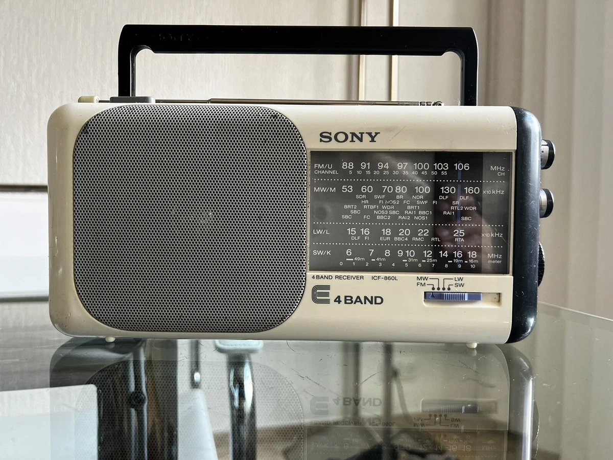 SONY Model No.ICF-860L,funktioniert sehr ,mit einigen kleinen äußerlichen Macken