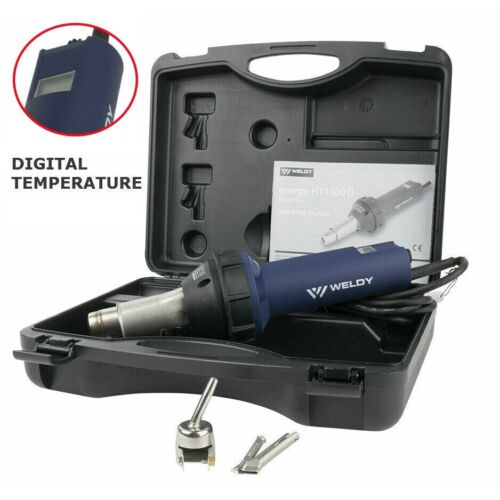 WELDY 120V/230V 1600W HT1600D Digital Heat Gun Hot Air Tool Plastic Welding Kit