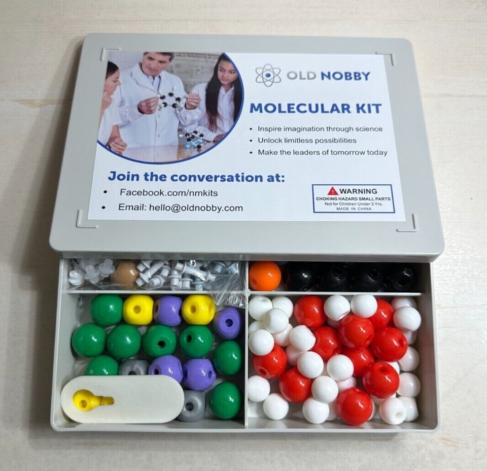 Old Nobby Molecular Kit Organic Chemistry | eBay