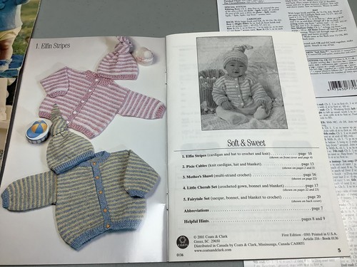 Columbia-Minerva Leaflet 2523, Red Heart Soft And Sweet Book 0136 - Picture 3 of 4