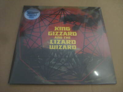 KING GIZZARD AND THE LIZARD WIZARD Nonagon Infinity USA LP 2016 Red & Black Blob
