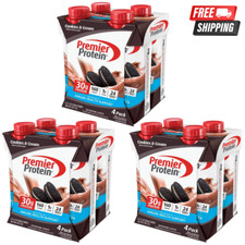 Premier Protein Shake, Cookies  Cream, 30g Protein, 11 fl oz, 12 Ct