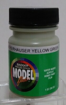 Badger Modelflex acrylic paint 16-48, Weyerhauser Yellow Green.