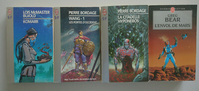 Pierre Bordage, Greg Bear, Lois McMaster Bujold: 4x Science Fiction en francais