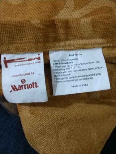 Marriott Queen Bed Throw by Koni Gold - Picture 10 of 12