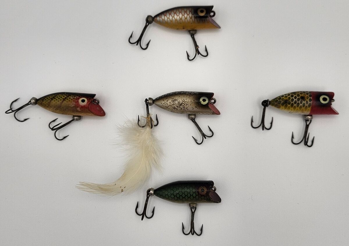Heddon Tiny Lucky 13 Spook 370 Vintage Fishing Lures | eBay Heddon Tiny Lucky 13 Spook 370 Vintage Fishing Lures | eBay
