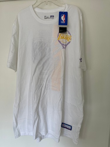 Under Armour NBA LA Lakers 1948 Men Tee White Purple 1349035 - Picture 2 of 2