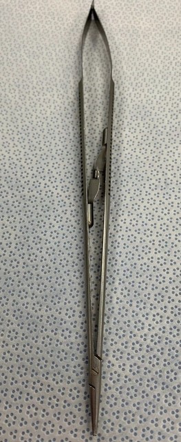 Scanlan Premier Jacobson Micro Needle Holder Flat Handle 6006-108 8 1/4 ...