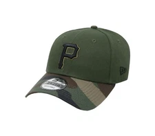New Era 9Forty Men Women Cap Pittsburgh Pirates League Green Camo Adjustable Hat
