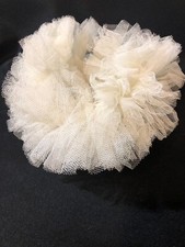 VTG Ballet Headpiece Lace Ruffled Tulle Headband small