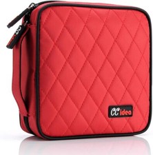 CCidea 40 Capacity CD/DVD Case Holder Portable Disc Wallet Storage Binder Nylon