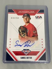 Samuel Dutton 2020 Panini Stars & Stripes Auto /254 16U NT Development Program
