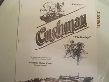 Cushman Motor Works Cub & Husky Gas Engine  Catalog All sizes