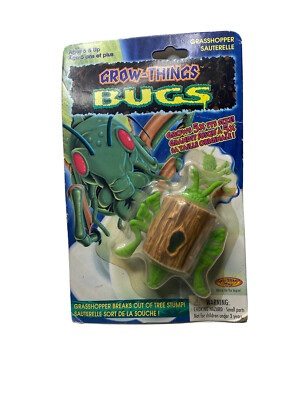 Vintage Spin Master NIP Grow Things Bugs Grasshopper