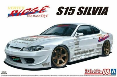 Aoshima 1/24 Scale The Tuned Car(8)Model Kit Vertex Ridge T&E