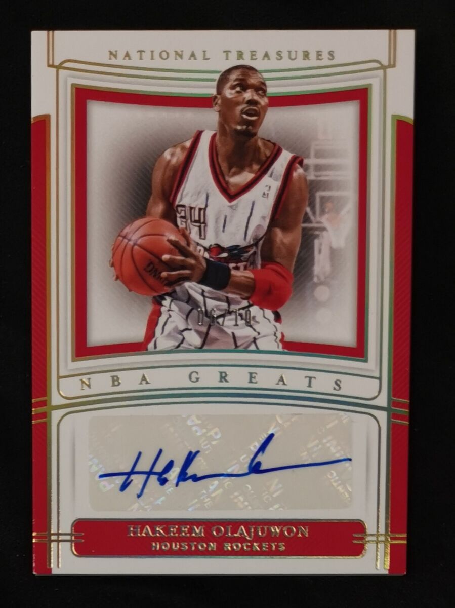 2019-20 National Treasures NBA Greats GOLD Hakeem Olajuwon 2019-20 National Treasures NBA Greats GOLD Hakeem Olajuwon