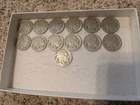 13 Bufflo Head Nickels. No Date Recognizable