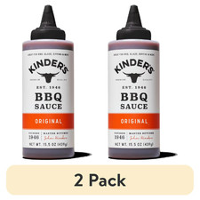 (2 pack) Kinders Original Mild BBQ Sauce, 15....