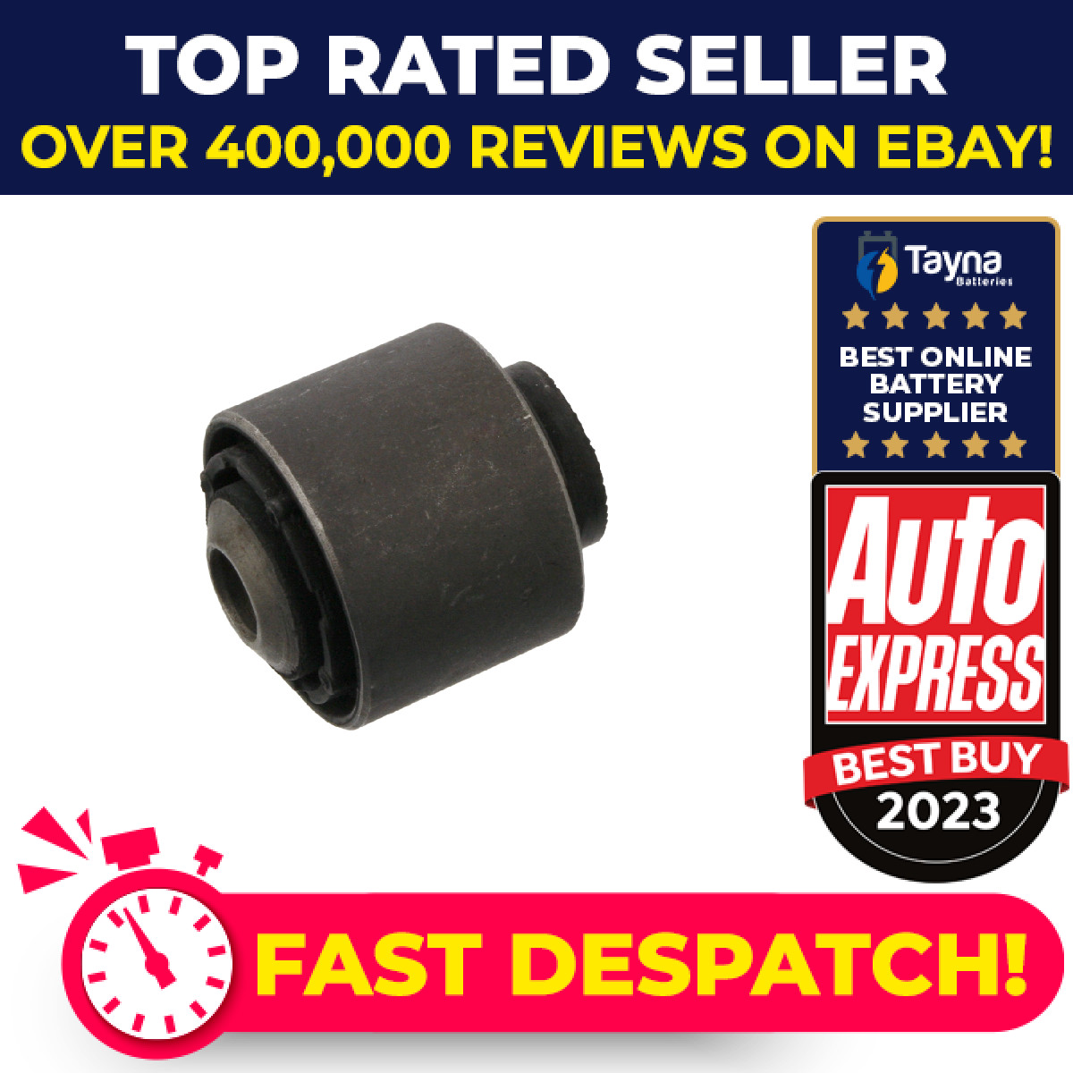 Wishbone / Control / Trailing Arm Bush fits BMW 318D E90, E91 2.0D 05 to 12 Febi