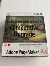 Adobe PageMaker 6.5 Mac Apple Brand New Factory Sealed Vintage Software CD 1996
