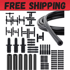 6PCS 5Ft Silicone Vacuum Hose Kit with 64PCS Connectors,100Psi Vacuum Hose Autom