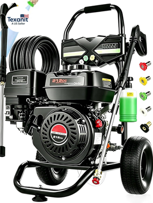 #ad Gas Powered Pressure Washer 4200 PSI Gas Power Washer 4.0 GPM 212CC Commercial H $583.71