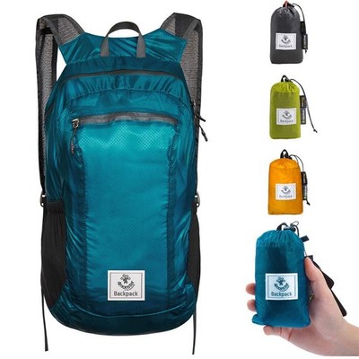 Hiking Daypack,Water Resistant Lightweight Packable Backpack for Travel Campi...