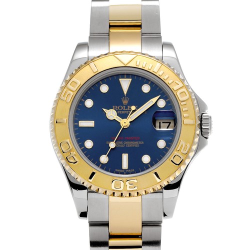 ROLEX Yacht-Master 168623 blue WATCH 724464
