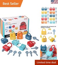 Kids Learning Locks with Keys Numbers Matching  Counting Montessori Educatio...