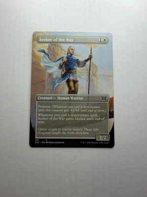 Seeker of the Way LP Borderless Double Masters 2022 Magic The Gathering Mtg LP