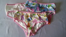 Girls 3pr Care Bears Silky Soft Panties, size 8 Cross Posted 