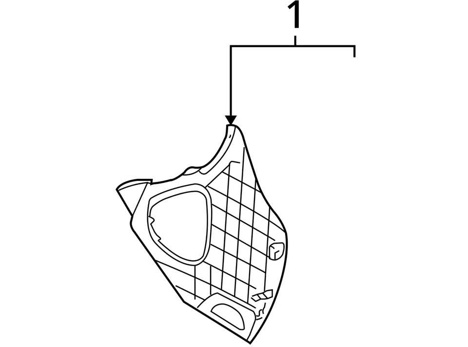 Pontiac Chevrolet Torrent Equinox 2007-2008 panel ASM F/FLR FRT CNSL S 15941640 Foto 3 de 3