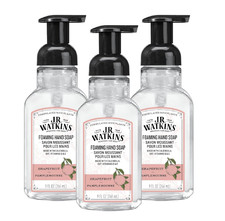 J.R. Watkins Foaming Hand Soap with Pump Dispenser, Moisturizing Foam Hand Wash,