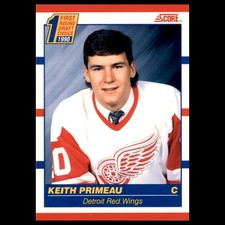 Keith Primeau Rookie #436 1990-91 Score Detroit Red Wings Hockey Card NHL. rookie card picture