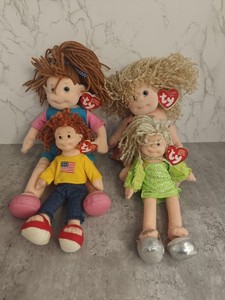 TY Beanie Kids Boppers Lot of 4 w/ Tags Betty Millie Gabbie Blondie