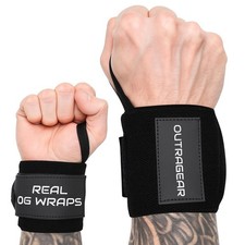 18" OG-Wrist Wraps for Weightlifting   Heavy Duty Wrist with Thumb Loop  Loc...