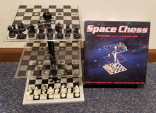 Chessex Space Chess Board Game 4th Dimension Chess 1994 100% Complete