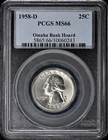 1958-D 25C Washington Quarter PCGS MS66