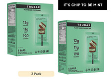 TRUBAR Protein Bar, It's Mint to Be Chip, Plant Based Protein, Vegan, 10 ct