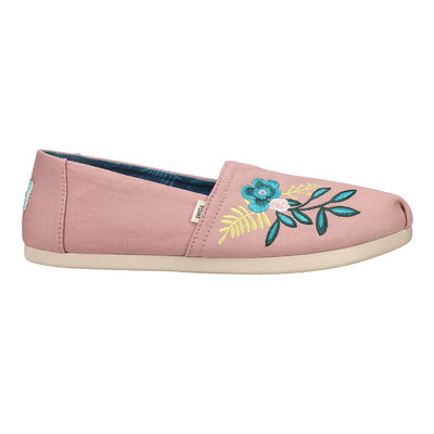 TOMS Alpargata Classic Slip On  Womens Pink Flats Casual 10015661T