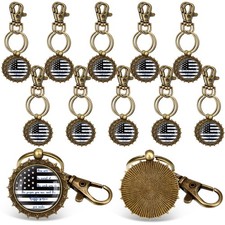 20 Pcs Week Gift American Flag Keychains 250th Anniversary Souvenir USA Gifts...