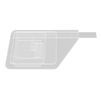 Sling Bag Acryl Schablone, Leder Muster Acryl Leder Schablonen für3580