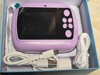 DIY Instant Digital Camera Purple Electronic Toy Space Kids Ages 3-7