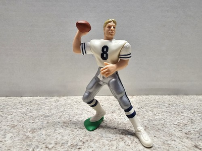 #ad Troy Aikman Dallas Cowboys NFL 1990 Starting Lineup Figure Loose $3.99